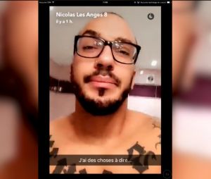 Nicolas règle ses comptes avec Nadège sur Snapchat : "que tu me fasses passer pour un crevard, c'est du mensonge !"
