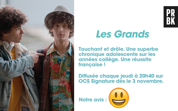 Les Grands saison 1 sur OCS Signatures.