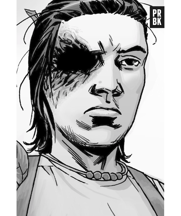 The Walking Dead saison 7 : Carl sans son bandage dans les comics