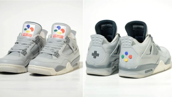 Air Jordan 4 Super Nintendo : les sneakers ultimes avec de vrais boutons de manette !