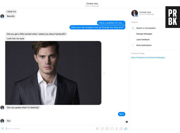 Fifty Shades Darker : vous pouvez parler avec le sexy Christian Grey sur Facebook Messenger.