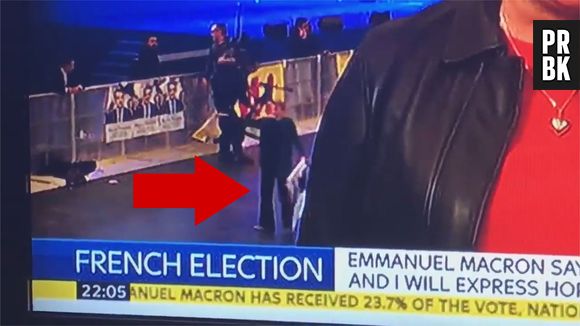 Une supportrice d'Emmanuel Macron enflamme la piste de danse le 23 avril 2017