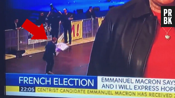Une supportrice d'Emmanuel Macron enflamme la piste de danse le 23 avril 2017