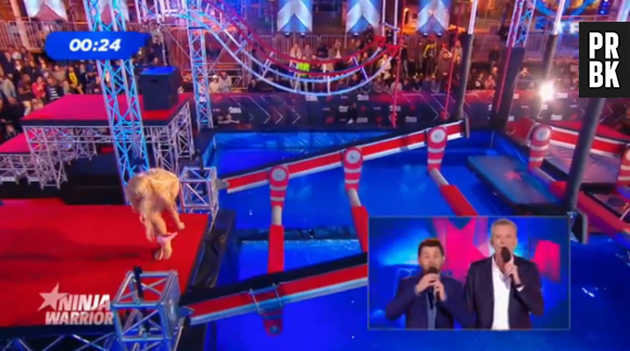 Ninja Warrior 2 : Elisabeth Le Doux, le sosie officiel de Pamela Anderson, nue sur le plateau