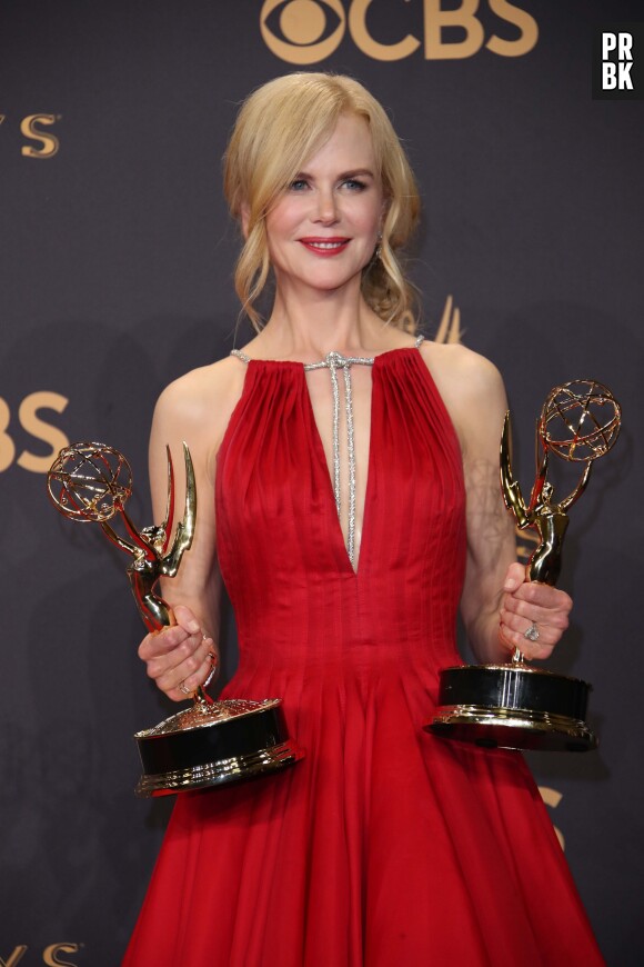 Emmy Awards 2017 : Nicole Kidman sacrée meilleure actrice dans une mini-série pour Big Little Lies.