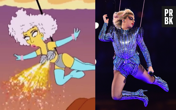 Les Simpson ont prédit le show de Lady Gaga au Super Bowl