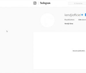 Kendji Girac a supprimé toutes les photos de son compte Instagram