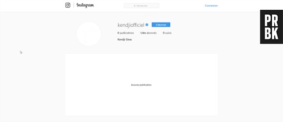 Kendji Girac a supprimé toutes les photos de son compte Instagram
