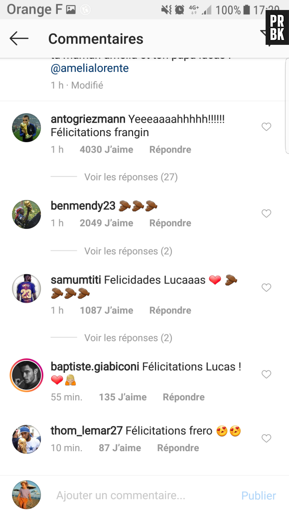 Lucas Hernandez papa pour la première fois, les Bleus le félicitent