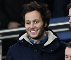 Vianney dans les tribunes du match PSG-Liverpool de la Ligue des champions.