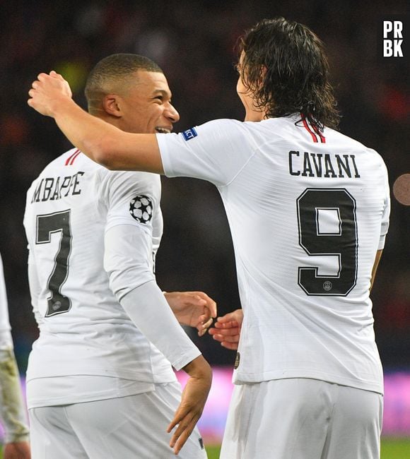 PSG-Liverpool (2-1) : Neymar, Kylian Mbappé... Les joueurs du club parisiens célèbrent leur victoire.