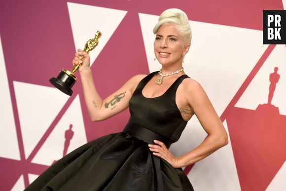 Lady Gaga gagnante aux Oscars 2019 le 24 février à Los Angeles