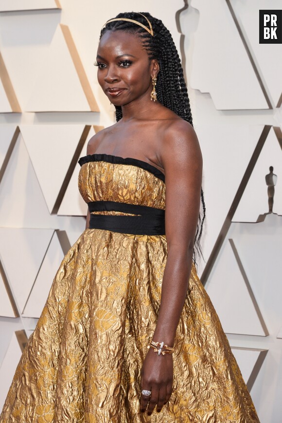 Danai Gurira sur le tapis rouge des Oscars 2019 le 24 février à Los Angeles