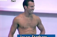 Jason Statham aux Jeux du Commonwealth en 1990