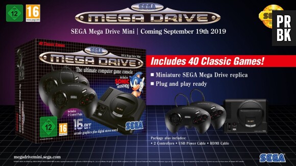 SEGA Mega Drive Mini : date de sortie, prix, liste des jeux... Les premières infos
