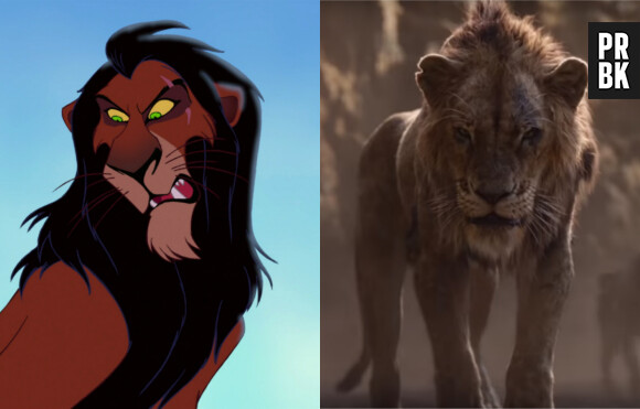 Le Roi Lion : Scar dans le dessin-animé vs dans le film
