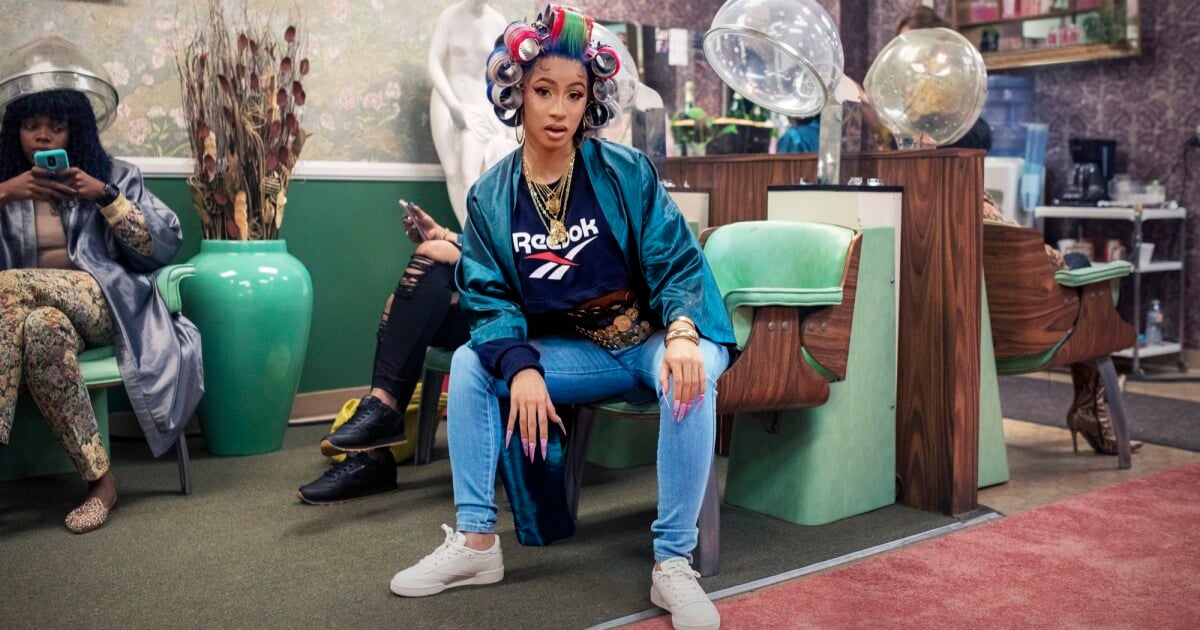 Cardi b reebok pub best sale