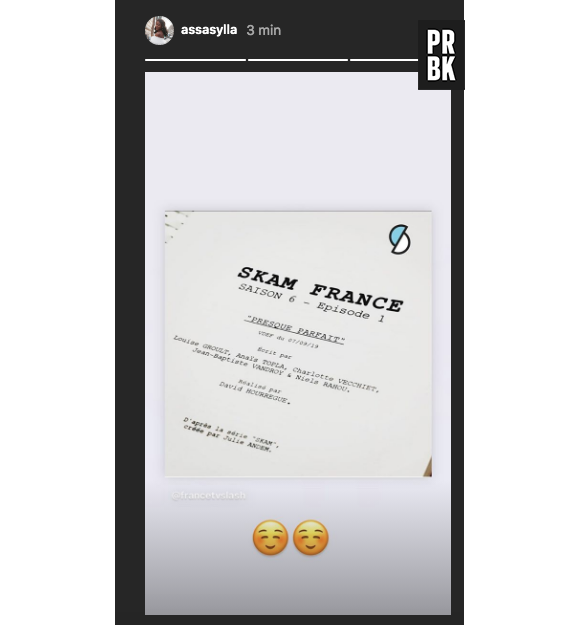 Assa Sylla (Imane) annonce la saison 6 de Skam