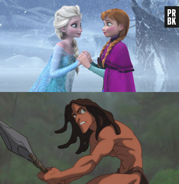 Anna et Elsa de La Reine des neiges ont-ils un lien avec Tarzan ?