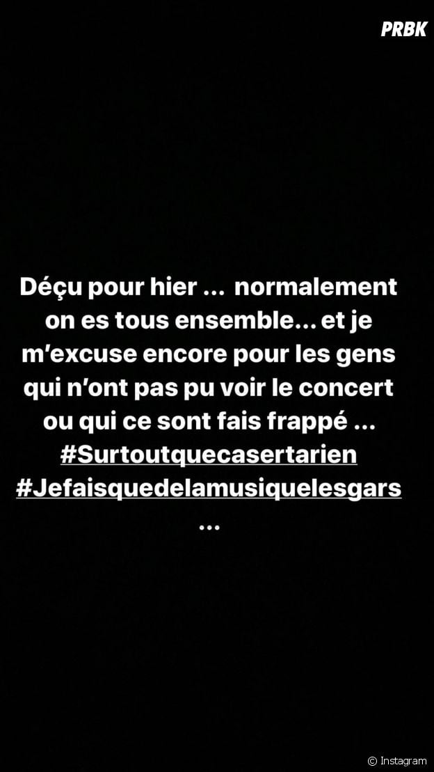 Jul touché par les fans agressés à son concert de l'AccorHotels Arena à Paris : il réagit