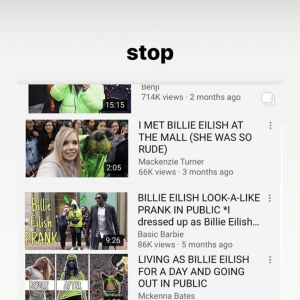 Billie Eilish : des fans se font passer pour elle, elle les mets en garde