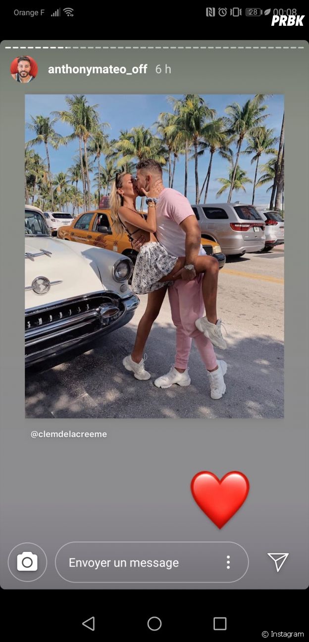Anthony Matéo (La Villa des coeurs brisés 5) en couple avec Clémence, il officialise