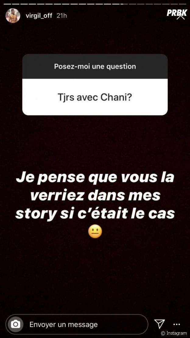 Virgil (Les Anges 12) séparé de Chani ?