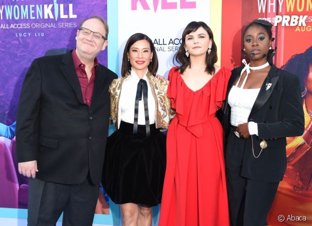 Marc Cherry et les actrices de Why Women Kill
