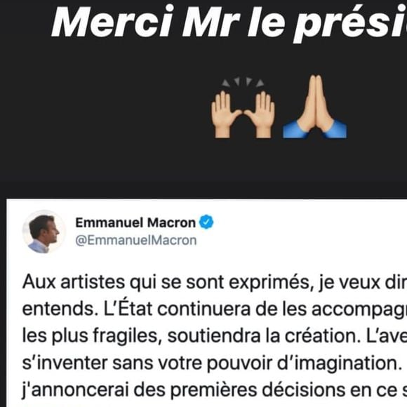 Confinement : M Pokora interpelle le gouvernement au nom de tous les artistes, Emmanuel Macron répond