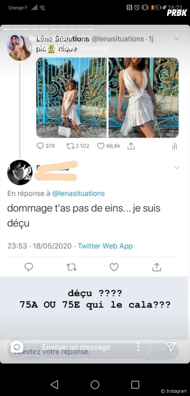 Lena Situations : sa réponse cash aux hommes qui jugent la poitrine des femmes devient un challenge
