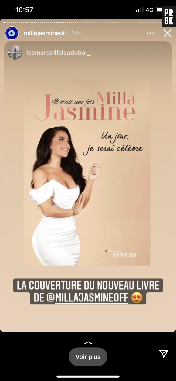 Milla Jasmine dévoile la couverture de son livre "Un jour, je serai célèbre"