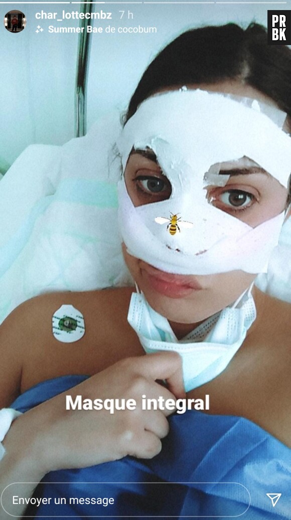 Charlotte (L'amour est dans le pré 2020) agressée : elle se montre sur son lit d'hôpital avec le nez cassé