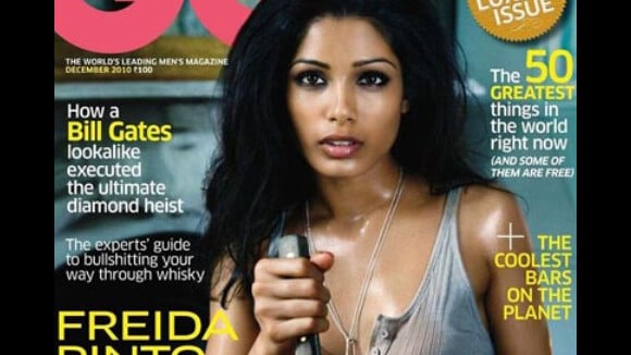 Freida Pinto ... Sa photo choc en couv du GQ indien