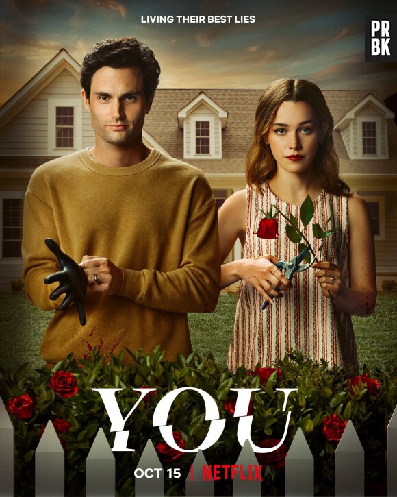 You saison 3 : Penn Badgley et Victoria Pedretti sur une affiche
