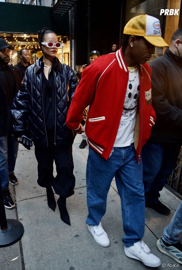 Rihanna et ASAP Rocky à New York le 2 décembre 2021