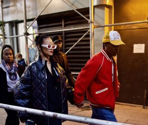 Rihanna et ASAP Rocky en virée à New York le 2 décembre 2021