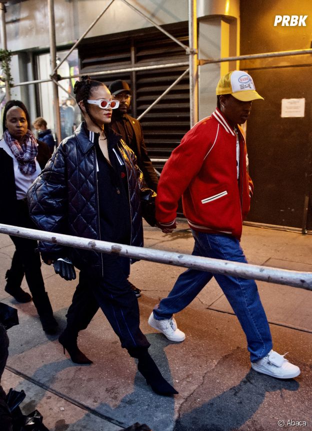 Rihanna et ASAP Rocky en virée à New York le 2 décembre 2021