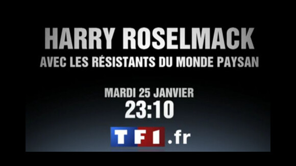 Harry Roselmack en immersion avec les résistants du monde paysan ... sur TF1 ce soir
