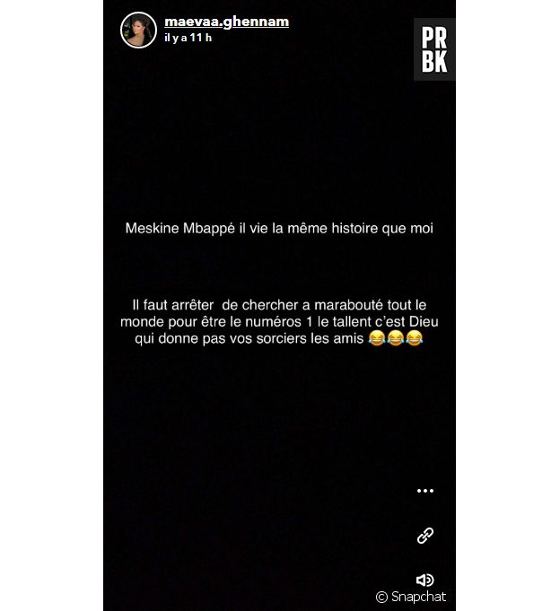"Il vit la même histoire que moi" : Maëva Ghennam soutient Kylian Mbappé après l'histoire du marabout