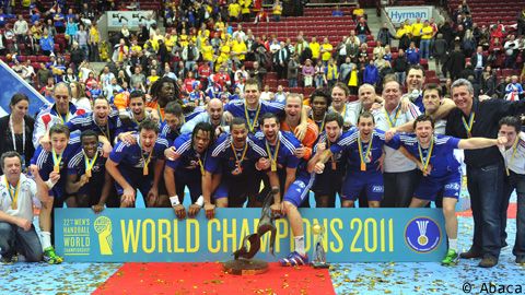 L'Equipe de France de Hand et son maillot 4 étoiles ... la ...