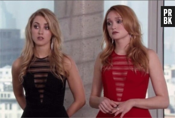 Gossip Girl : Charlie à gauche et Ivy à droite, aucune ressemblance !