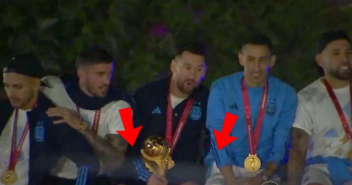 Lionel Messi escapó por poco de un dramático accidente en medio de celebraciones en Argentina después de ganar la Copa del Mundo.