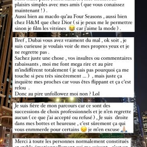 Kelly Vedovelli pousse un coup de gueule contre ses haters