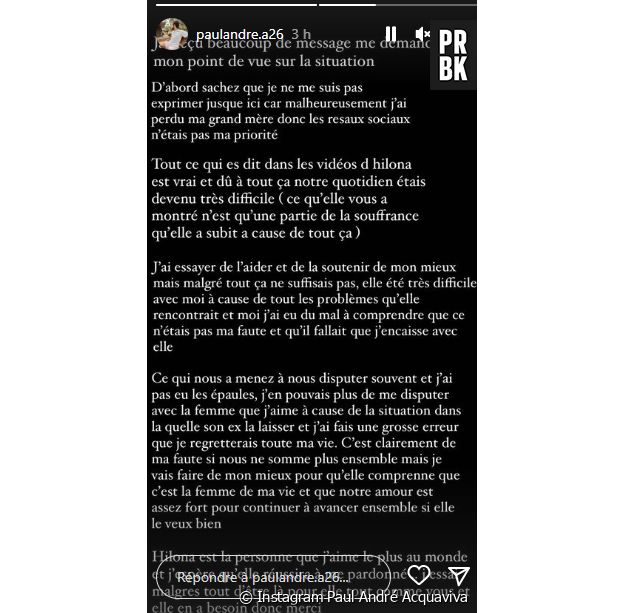 Paul-André confirme qu'Hilona dit la vérité dans ses vidéos contre Julien Bert