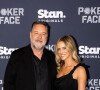 Russell Crowe, Britney Theriot à la première du film "Poker Face" à Sydney, le 15 novembre 2022.  Premiere of the film "Poker Face" in Sydney, November 15, 2022. 