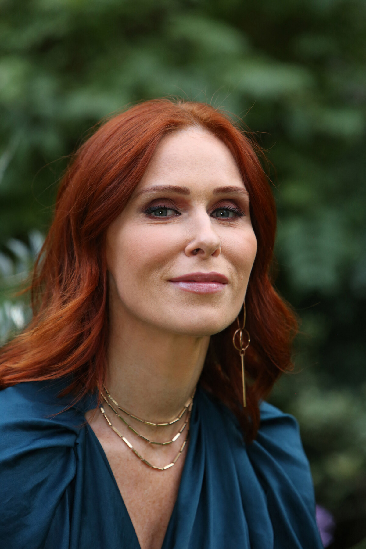 Photo : Audrey Fleurot au photocall de la série HPI à lambassade de  France à Rome, le 29 septembre 2022. Photocall of the Morgane the  Brilliant Detective series at the French Embassy