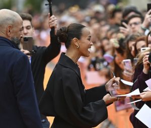 Zoe Saldana à Disneyland Paris pour l'avant-première du film Les Gardiens de la Galaxie : volume 3


