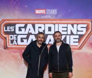 Olivier Nakache et Eric Tolédano à Disneyland Paris pour l'avant-première du film Les Gardiens de la Galaxie : volume 3 le samedi 22 avril 2023