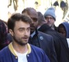 Daniel Radcliffe quitte les studios de l'émission "Good Morning America" à New York, le 2 novembre 2022.  British actor Daniel Radcliffe seen exiting Good Morning America in New York City. November 2nd, 2022. 