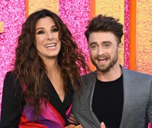 Sandra Bullock et Daniel Radcliffe lors de la projection du film "Le Secret de la cité perdue" au Cineworld, Leicester Square à Londres, Royaume Uni, le 31 mars 2022.  The UK Special Screening of The Lost City, held at Cineworld, Leicester Square, London. 